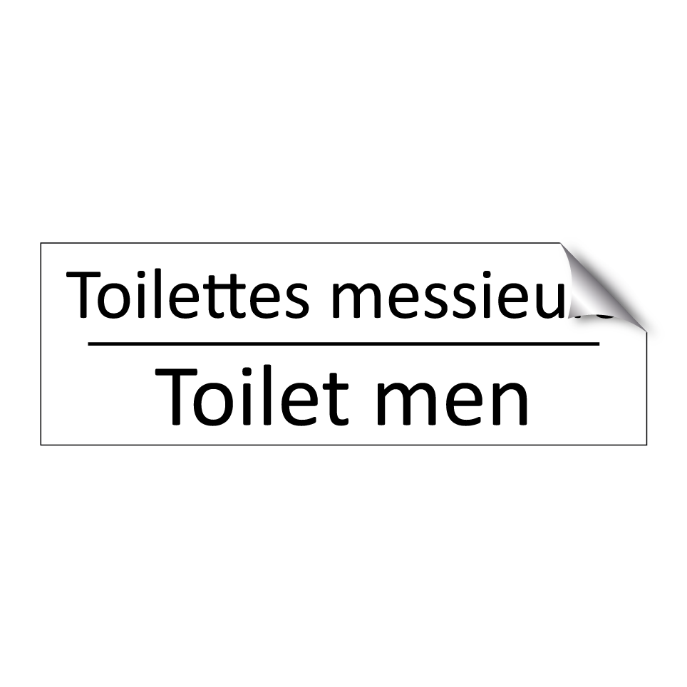 Toilettes messieurs - Toilet men