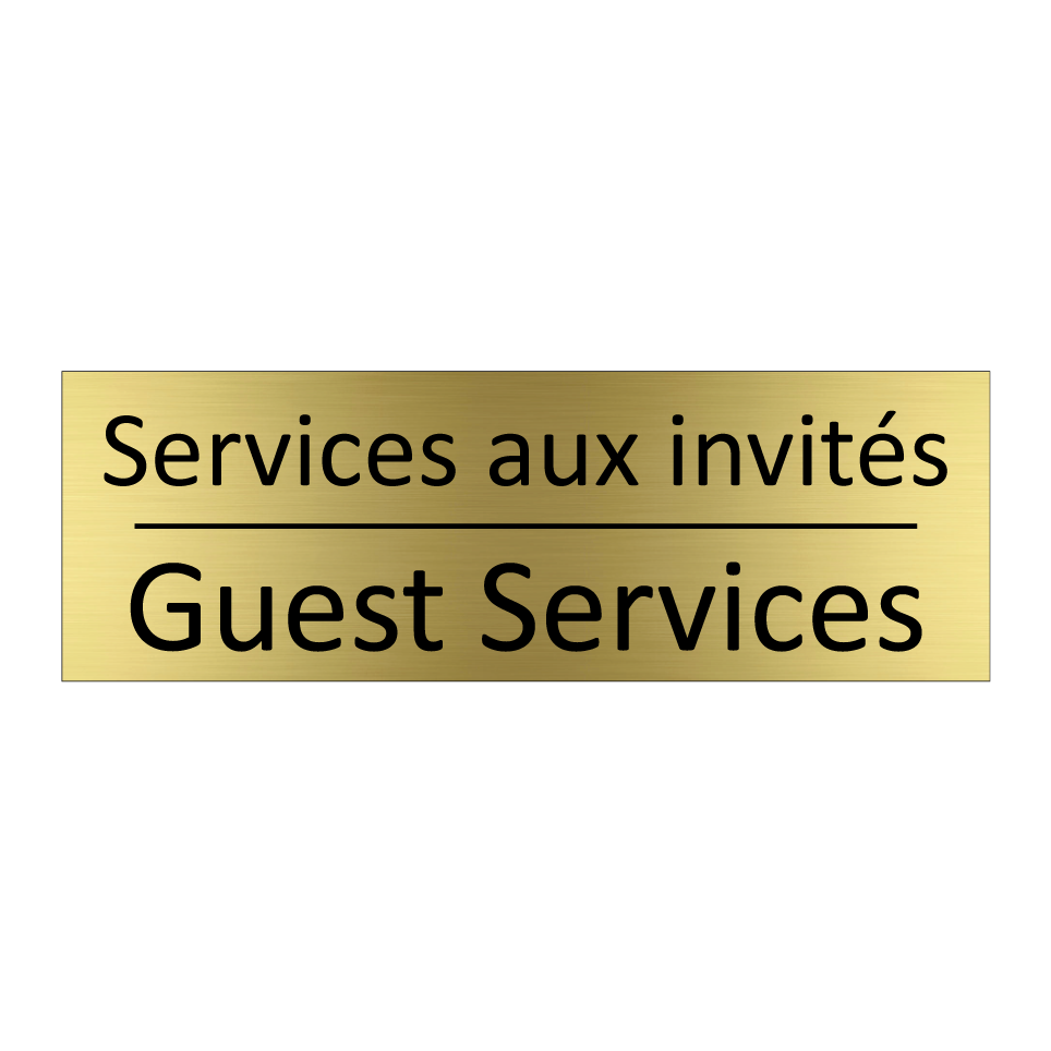 Services aux invités - Guest Services