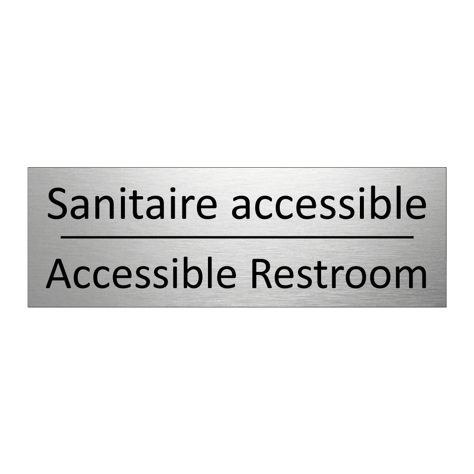 Sanitaire accessible - Accessible Restroom