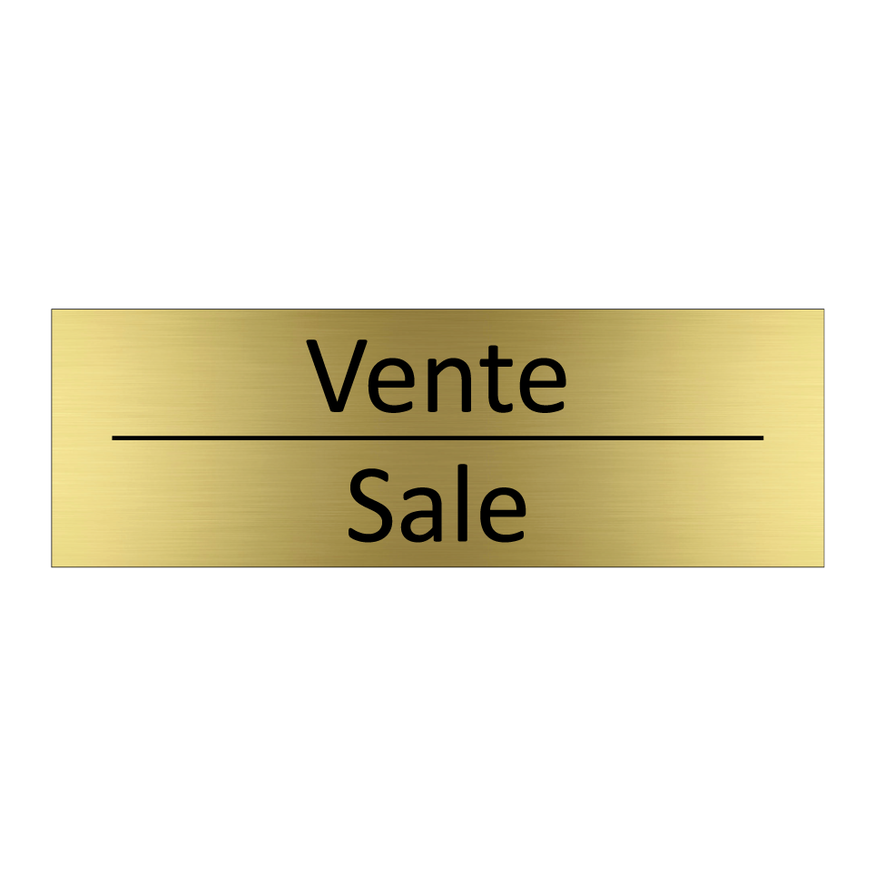 Vente - Sale