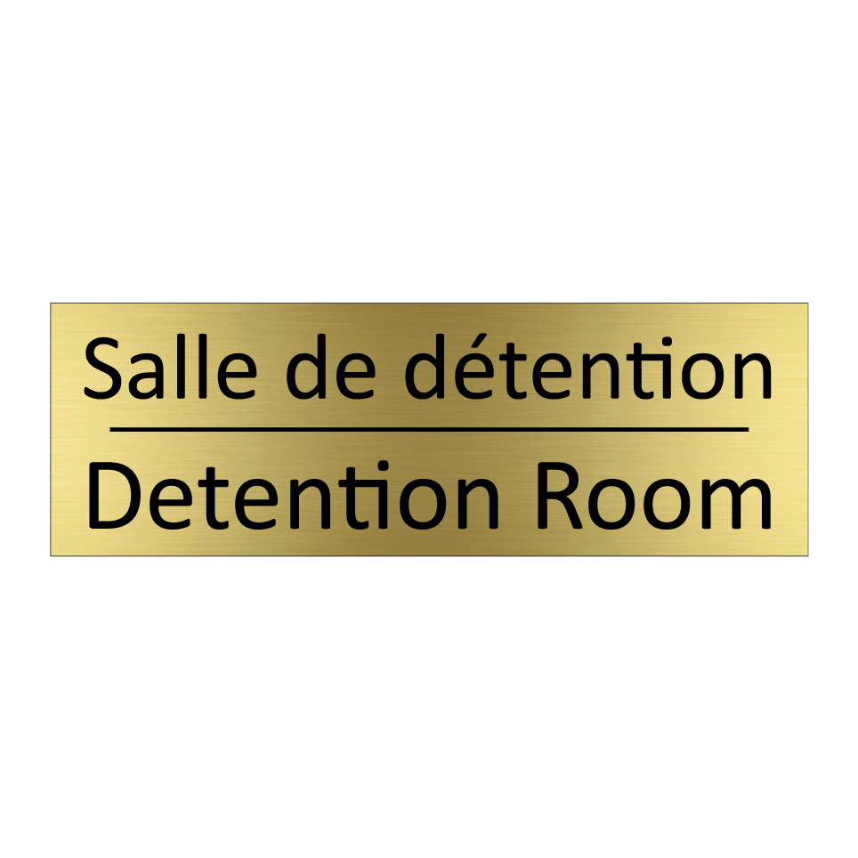 Salle de détention - Detention Room