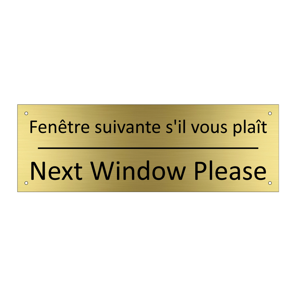 Fenêtre suivante s'il vous plaît /.../ - Next Window Please