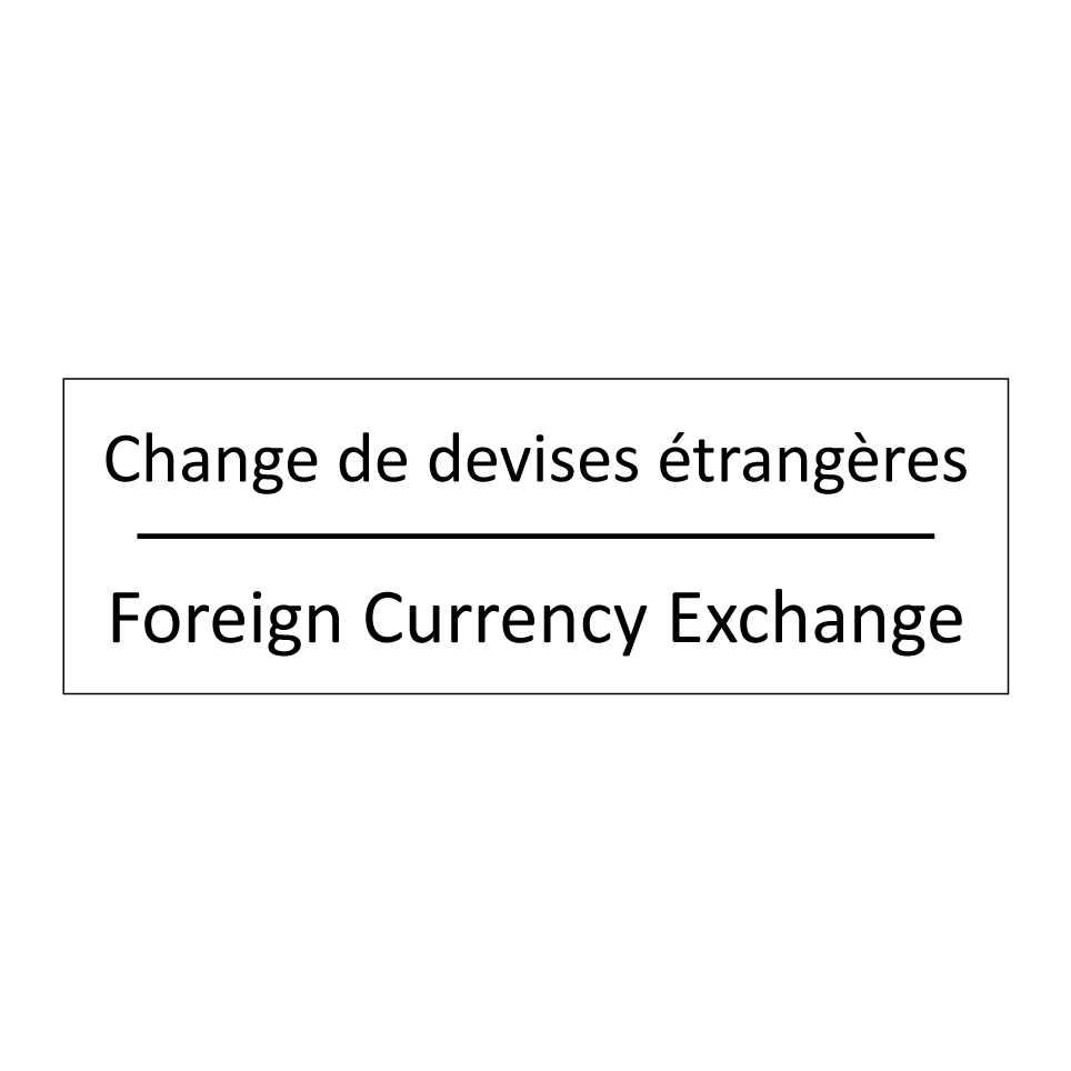 Change de devises étrangères - Foreign Currency Exchange