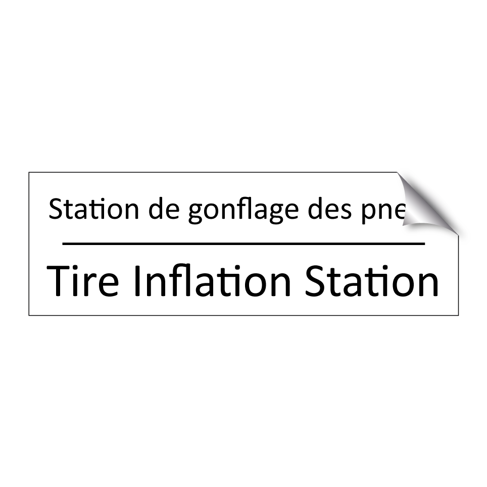 Station de gonflage des pneus - Tire Inflation Station