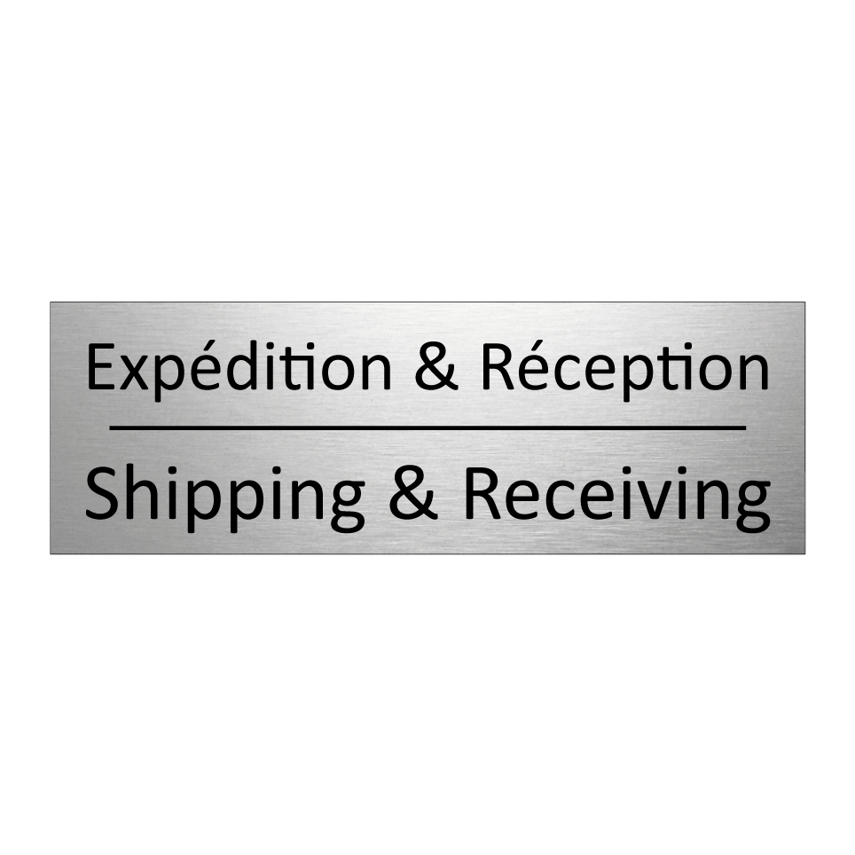 Expédition & Réception - Shipping & Receiving