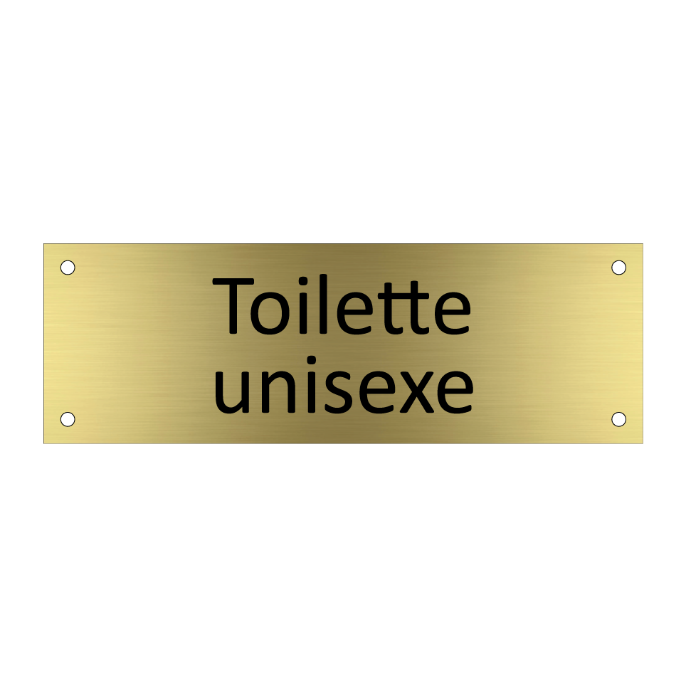 Toilette unisexe