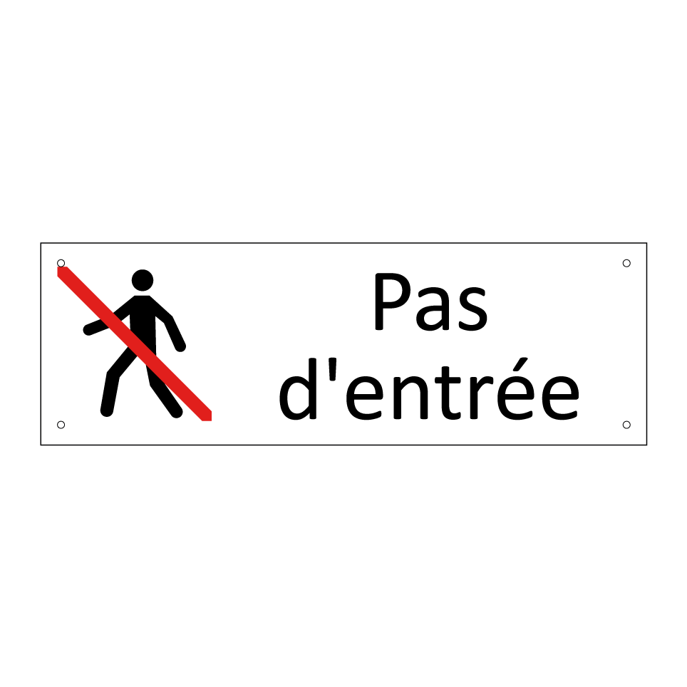 Pas d'entrée