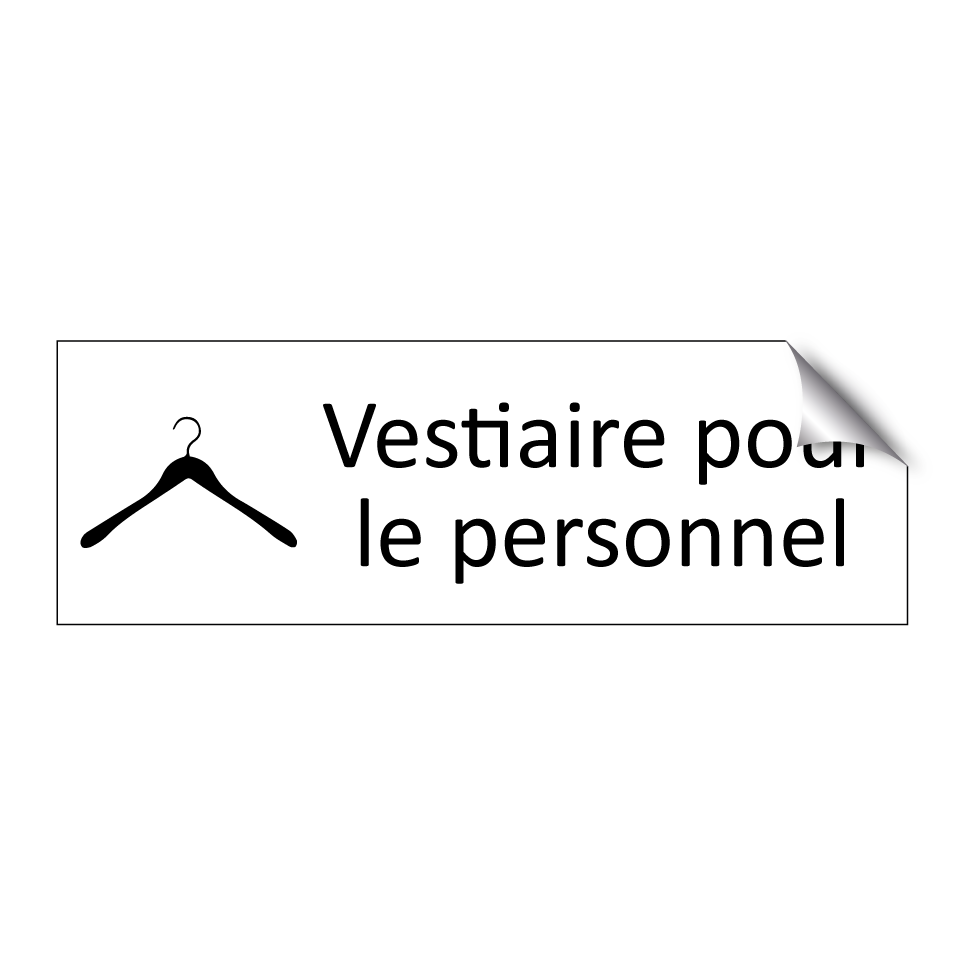 Vestiaire pour le personnel