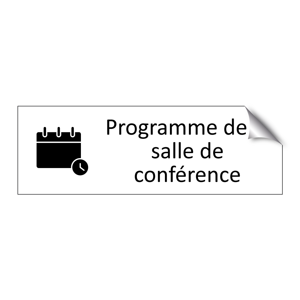Programme de la salle de conférence