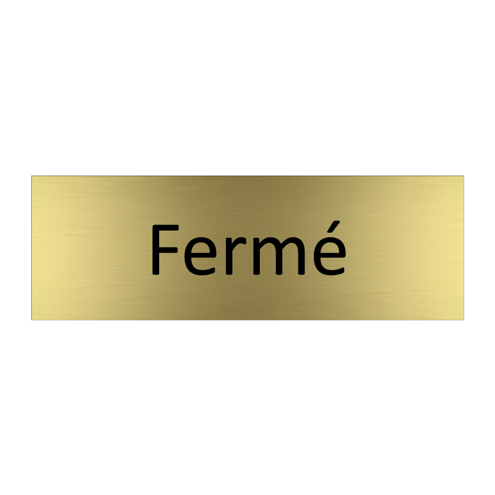 Fermé & Fermé & Fermé & Fermé & Fermé & Fermé