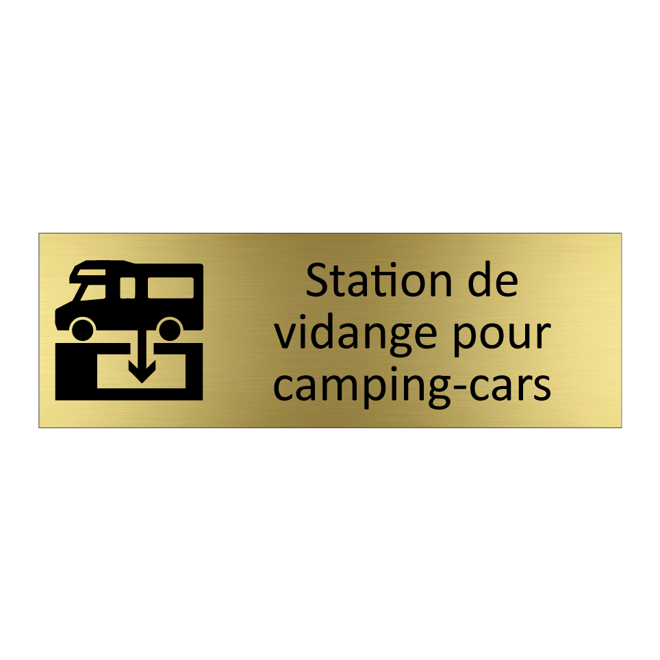 Station de vidange pour camping-cars