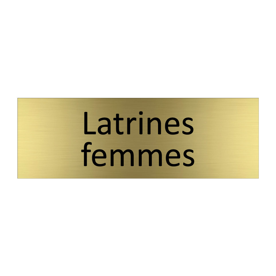 Latrines femmes