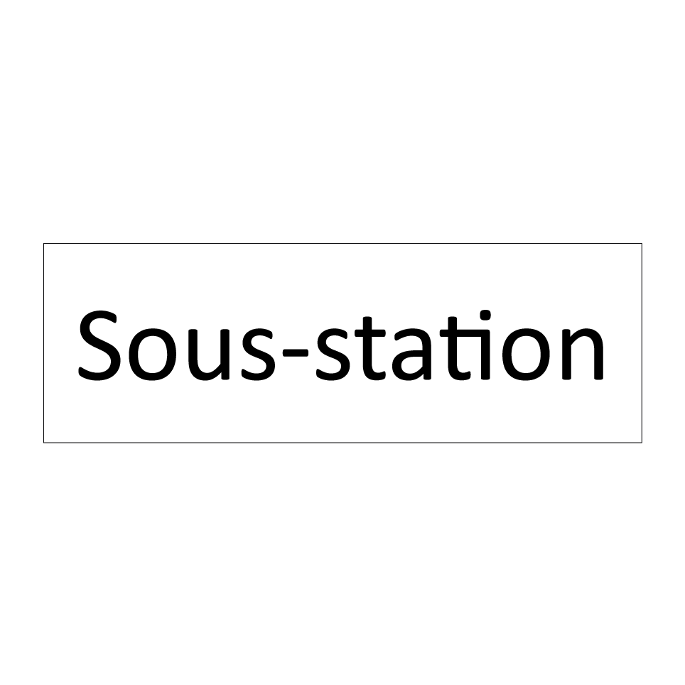 Sous-station & Sous-station & Sous-station & Sous-station & Sous-station & Sous-station