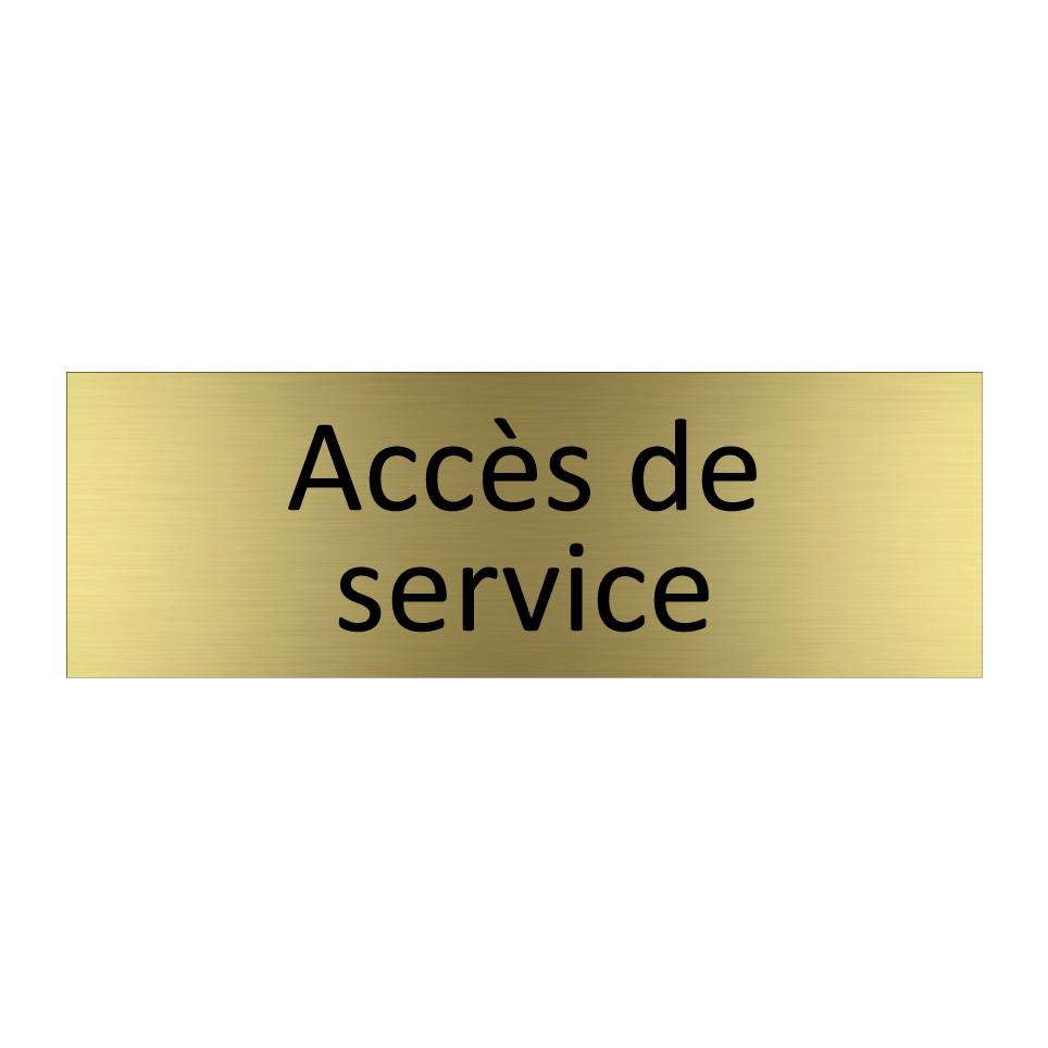 Accès de service