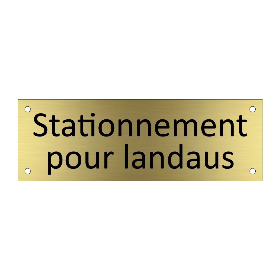 Stationnement pour landaus