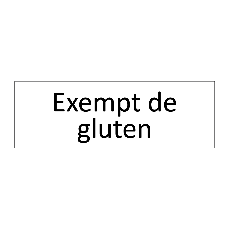 Exempt de gluten