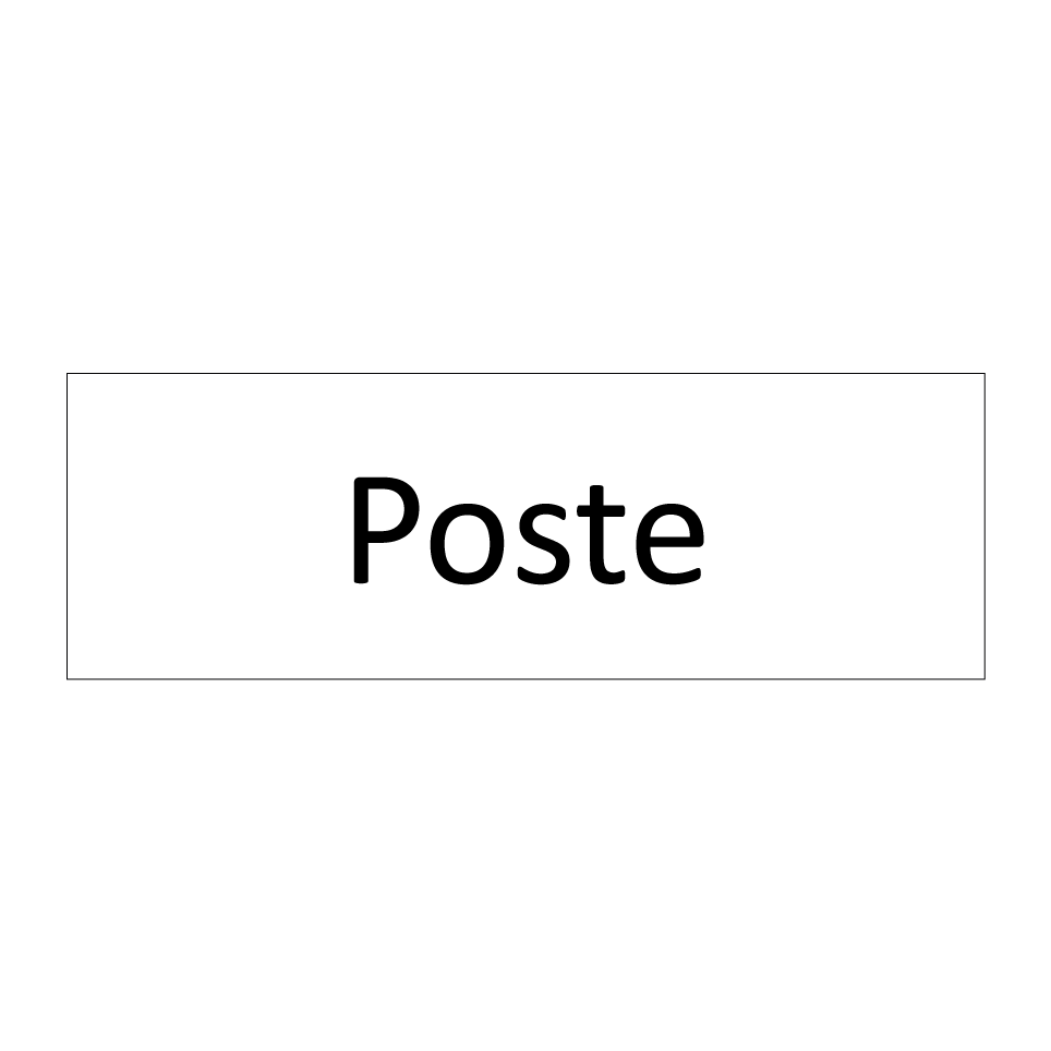 Poste & Poste & Poste & Poste & Poste & Poste