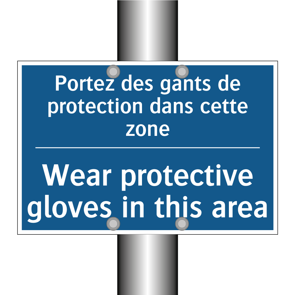 Portez des gants de protection  /.../ - Wear protective gloves in this  /.../