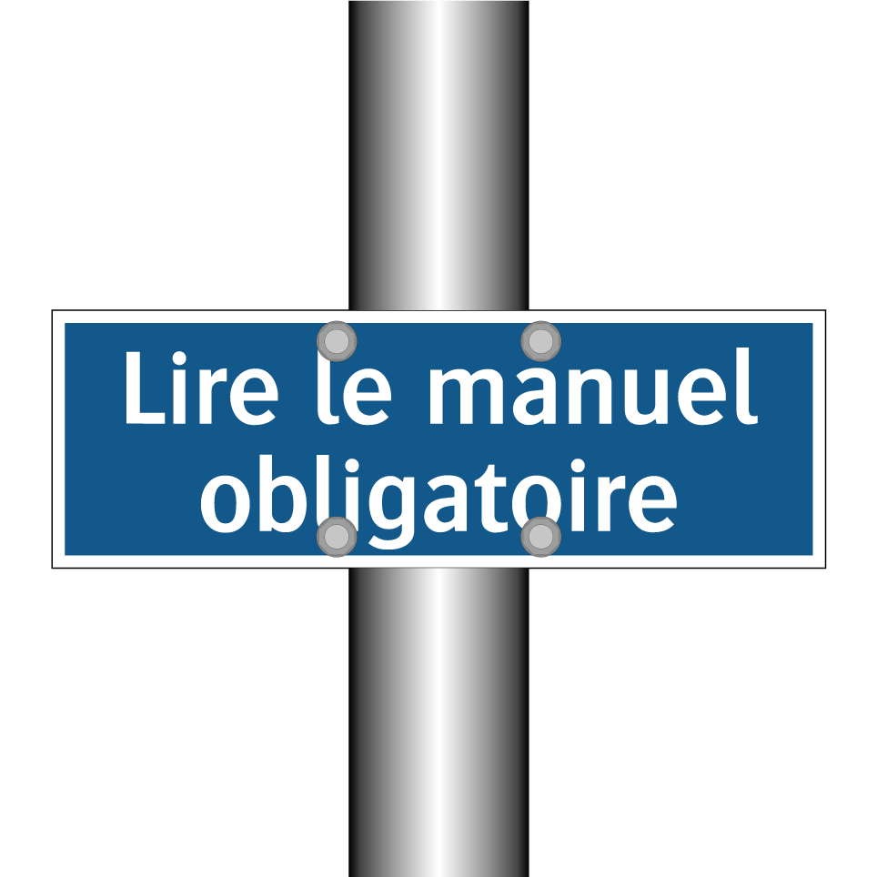 Lire le manuel obligatoire