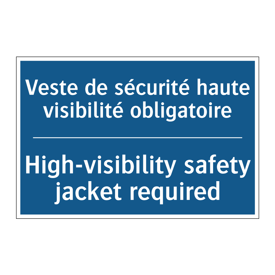 Veste de sécurité haute visibilité  /.../ - High-visibility safety jacket  /.../