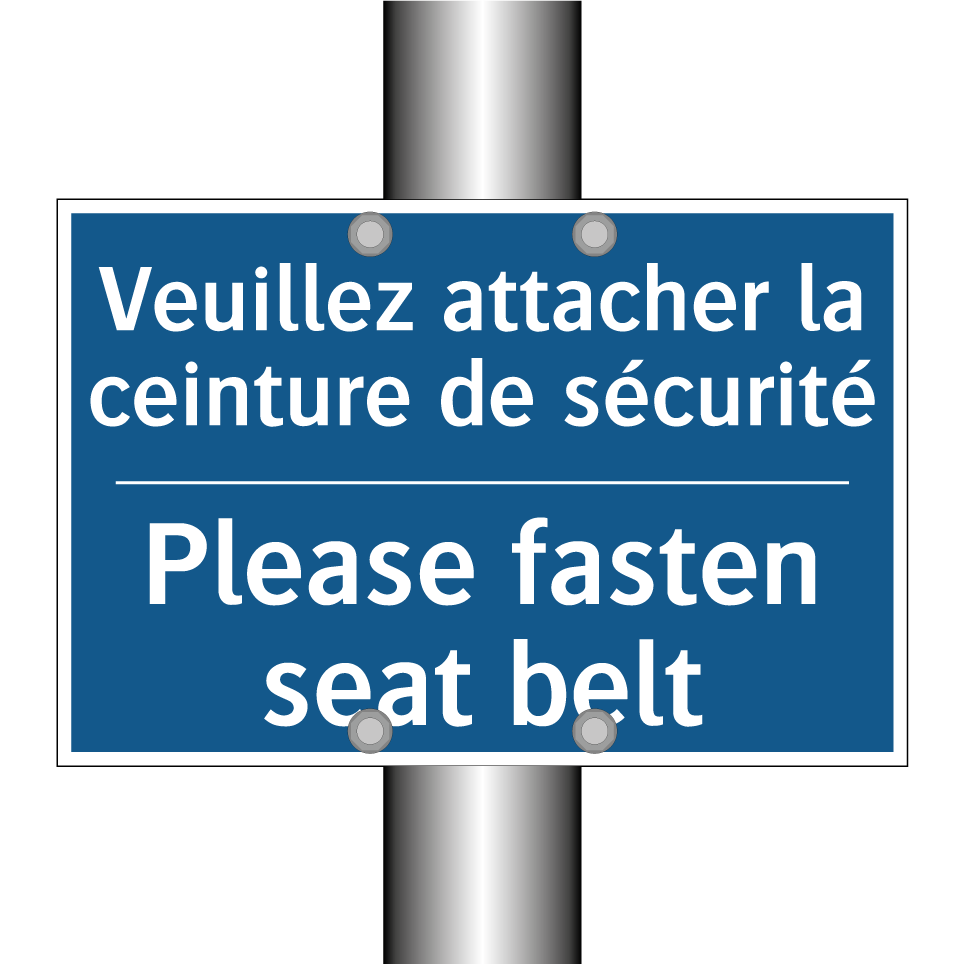 Veuillez attacher la ceinture  /.../ - Please fasten seat belt