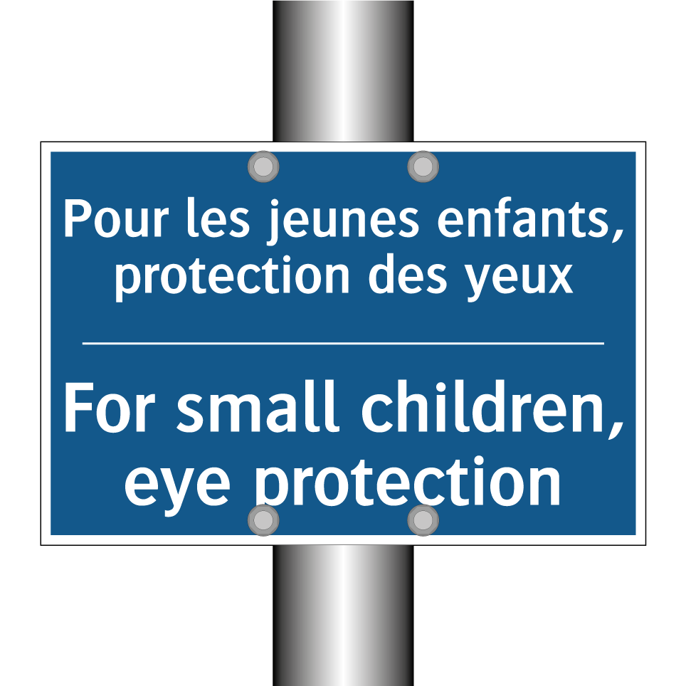 Pour les jeunes enfants, protection  /.../ - For small children, eye protection /.../