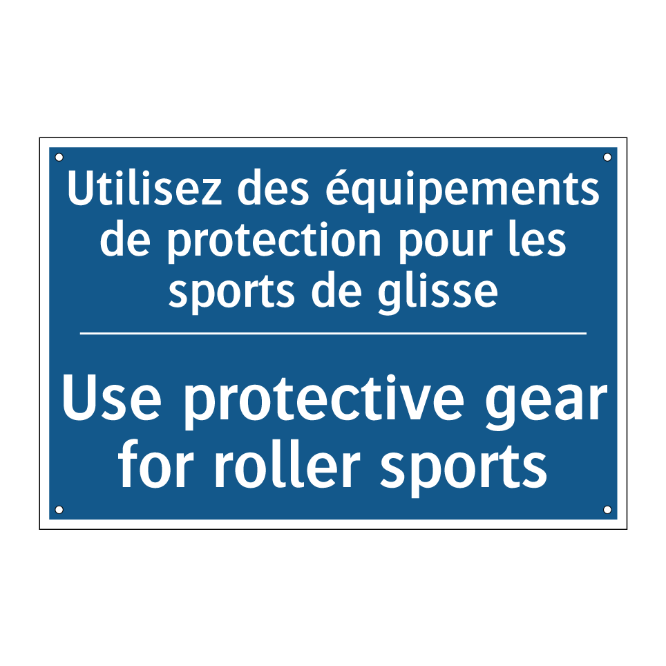 Utilisez des équipements de protection  /.../ - Use protective gear for roller  /.../