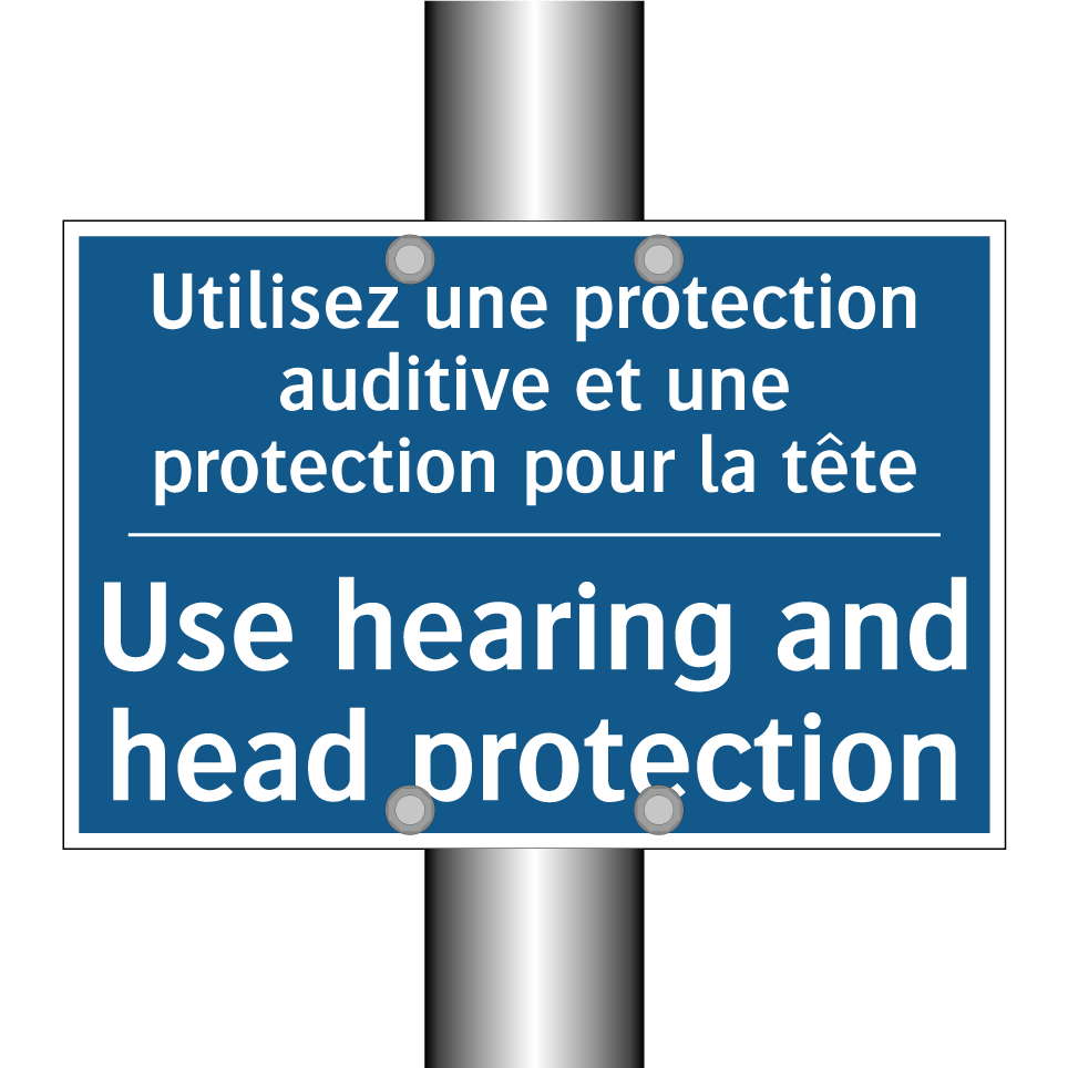 Utilisez une protection auditive  /.../ - Use hearing and head protection /.../
