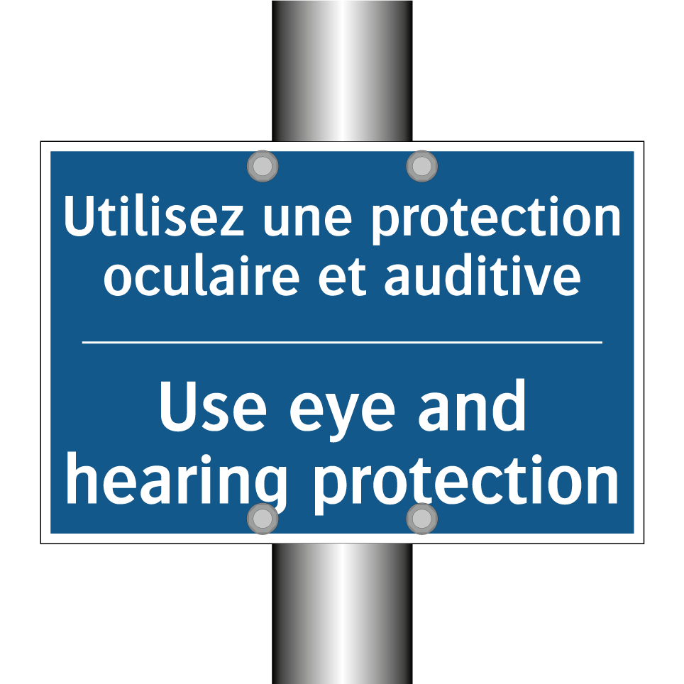 Utilisez une protection oculaire  /.../ - Use eye and hearing protection
