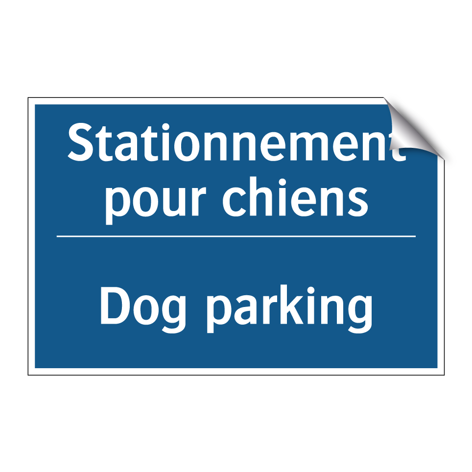 Stationnement pour chiens - Dog parking