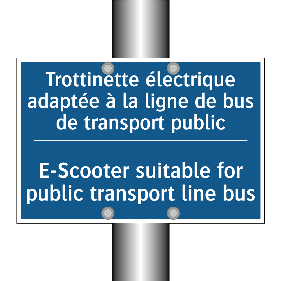 Trottinette électrique adaptée  /.../ - E-Scooter suitable for public  /.../
