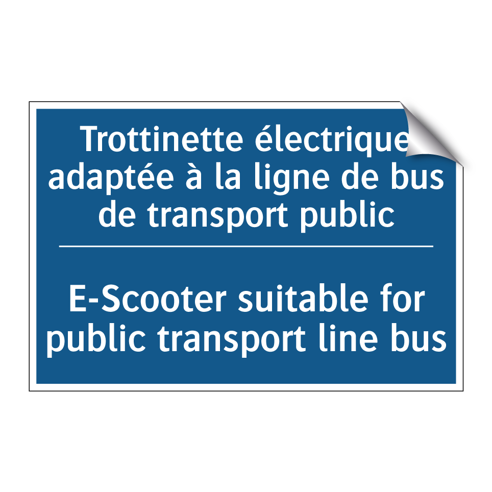 Trottinette électrique adaptée  /.../ - E-Scooter suitable for public  /.../