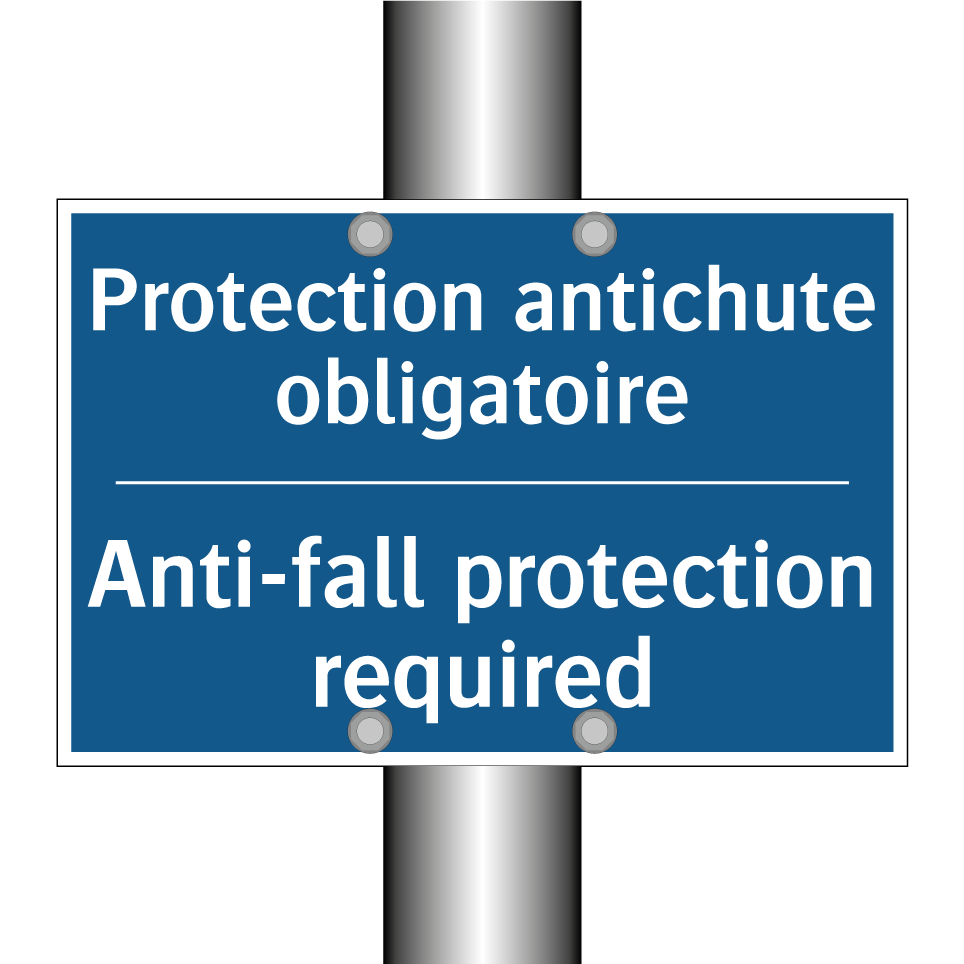 Protection antichute obligatoire /.../ - Anti-fall protection required