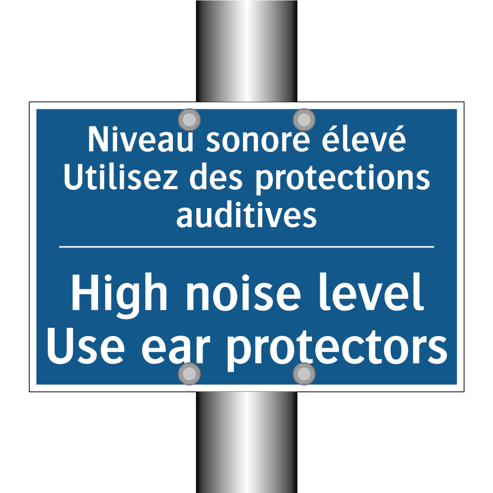 Niveau sonore élevé Utilisez des  /.../ - High noise level Use ear protectors /.../