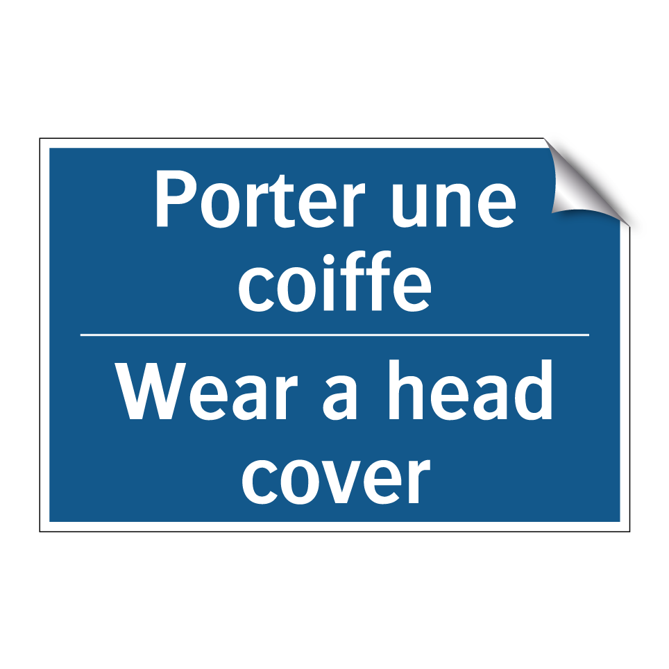 Porter une coiffe - Wear a head cover