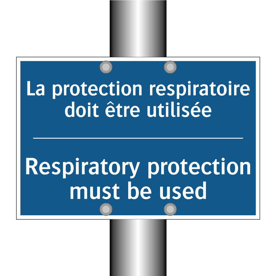 La protection respiratoire doit  /.../ - Respiratory protection must be  /.../