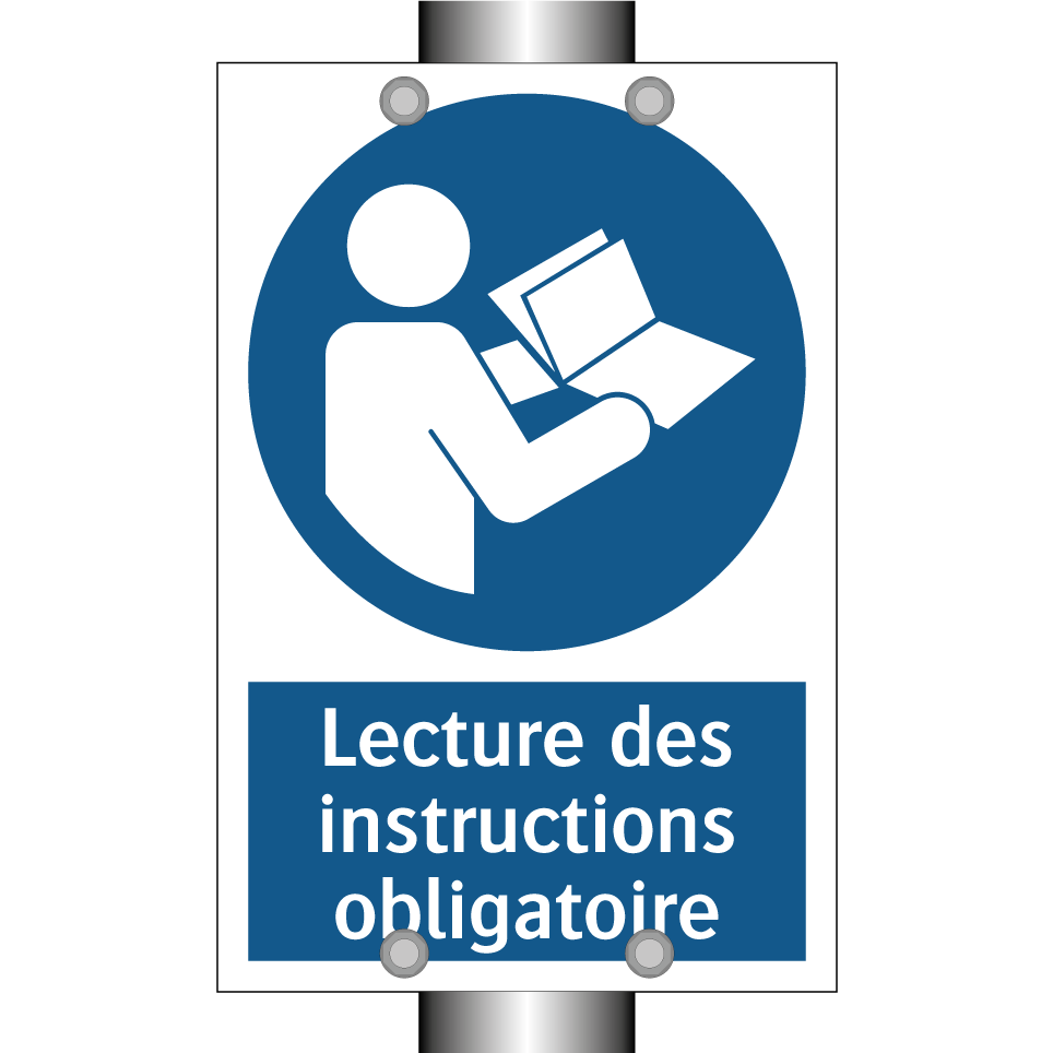 Lecture des instructions obligatoire