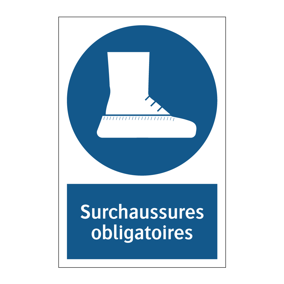 Surchaussures obligatoires