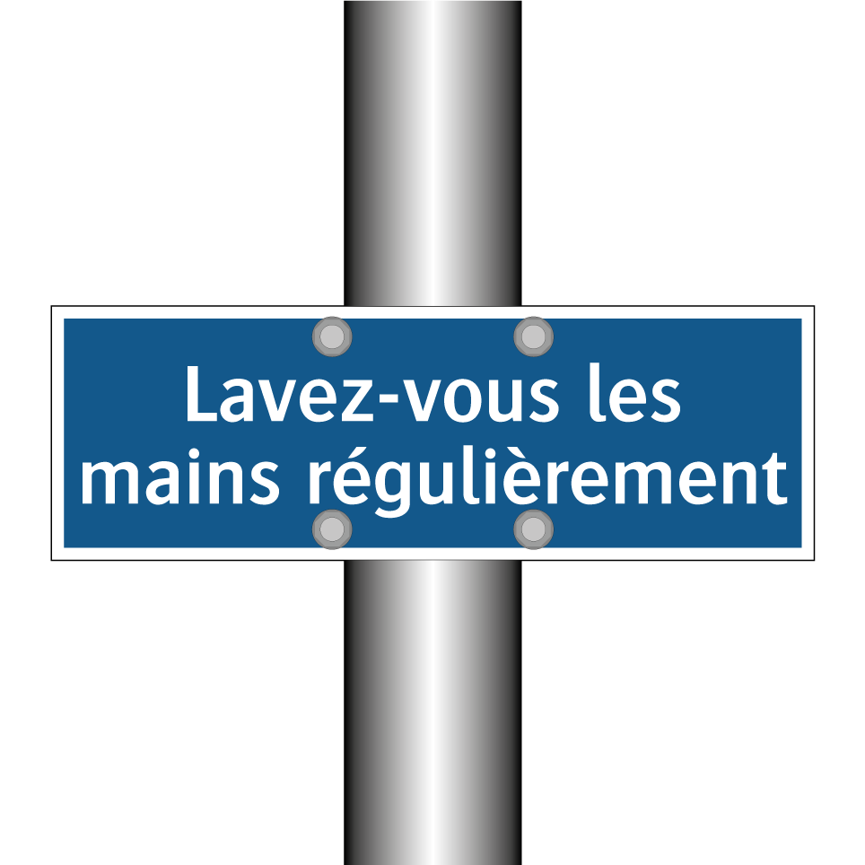Lavez-vous les mains régulièrement