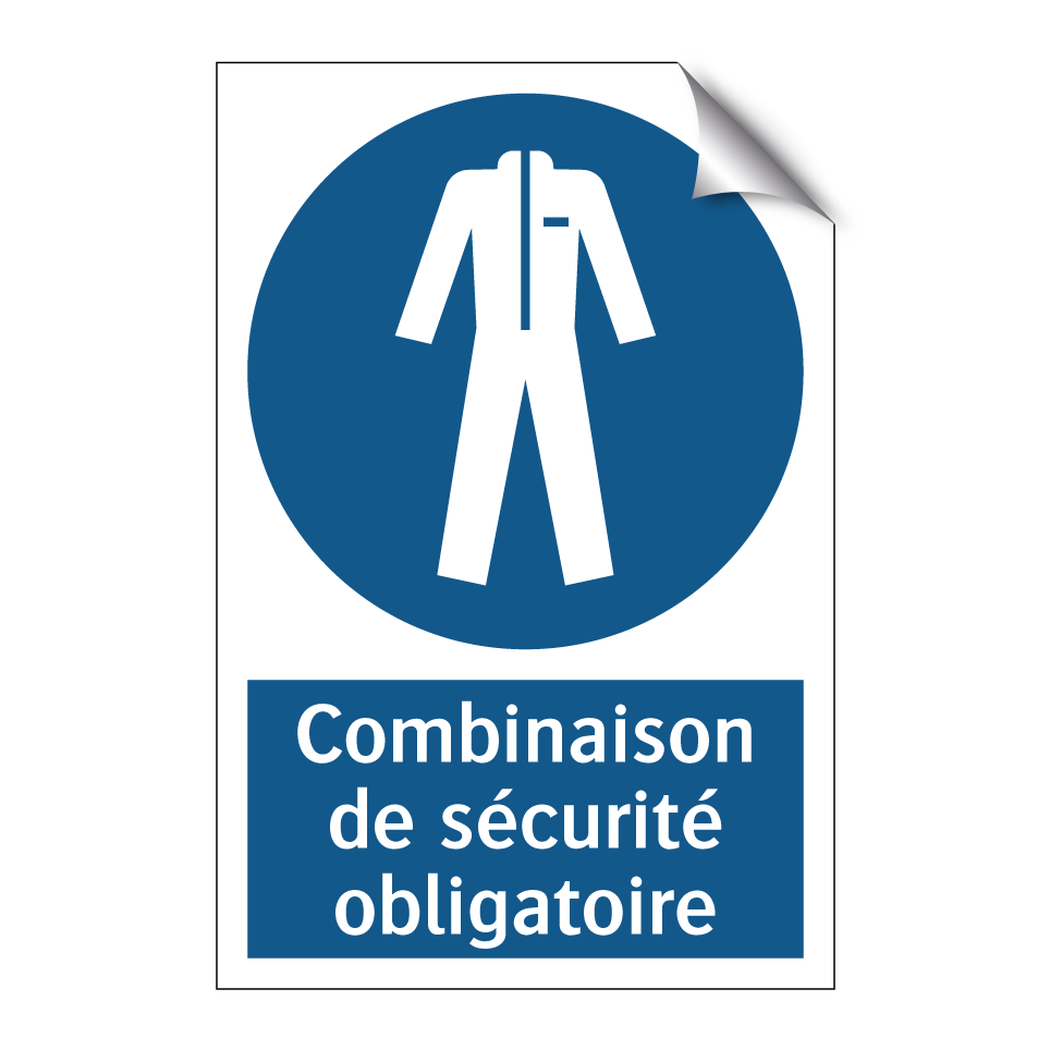 Combinaison de sécurité obligatoire