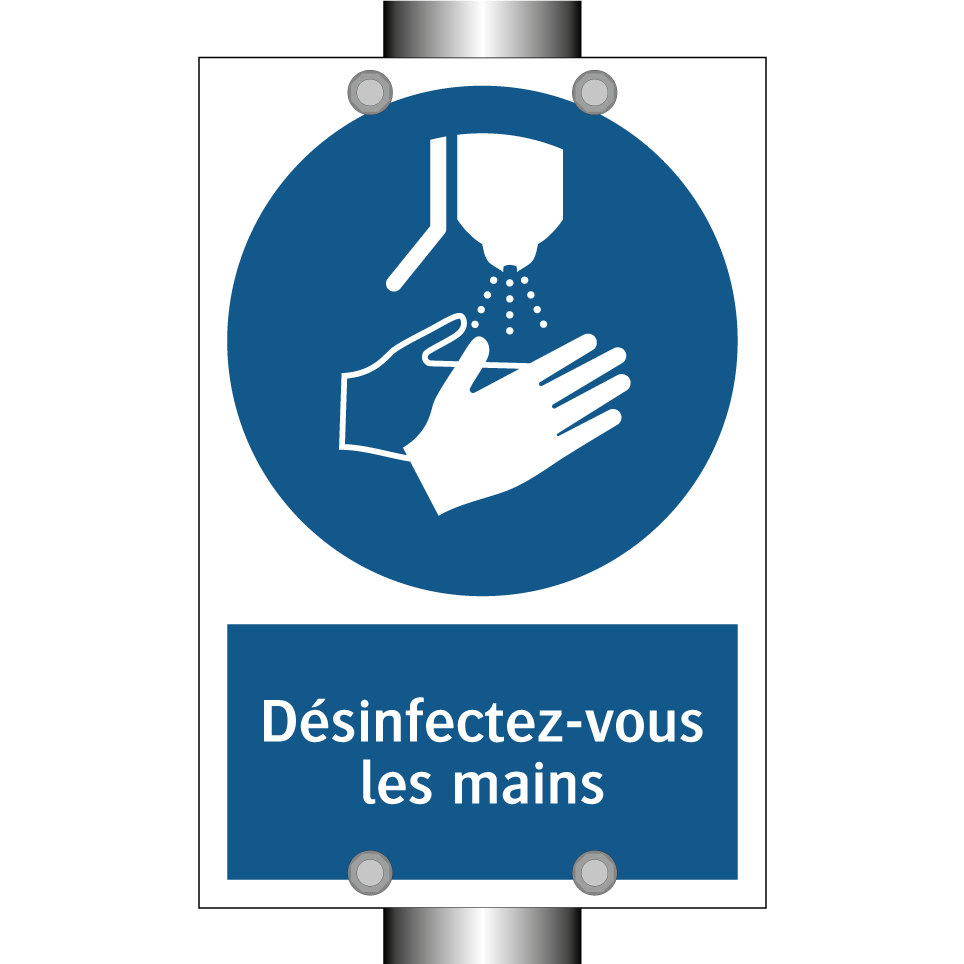 Désinfectez-vous les mains