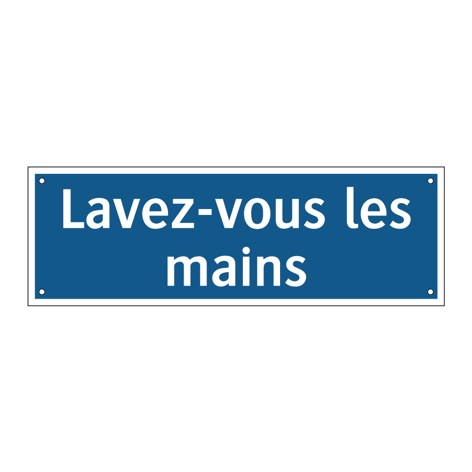Lavez-vous les mains