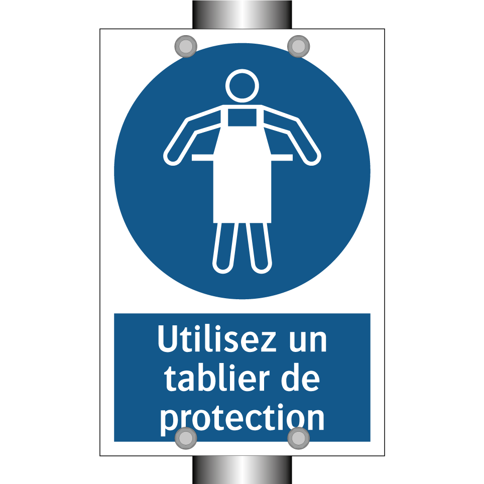 Utilisez un tablier de protection