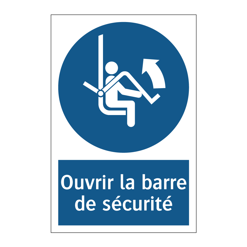 Ouvrir la barre de sécurité