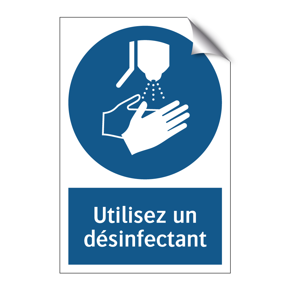 Utilisez un désinfectant