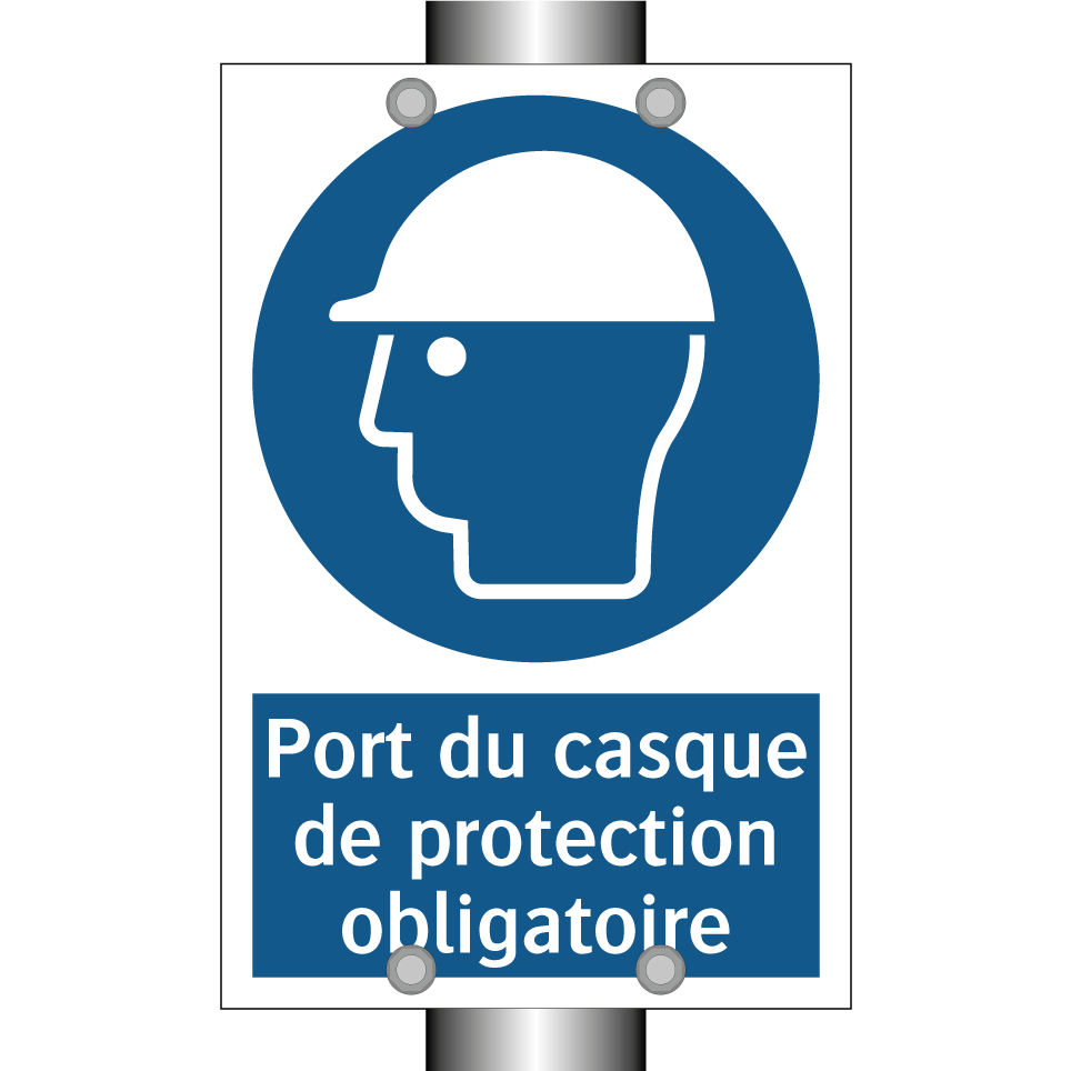 Port du casque de protection obligatoire