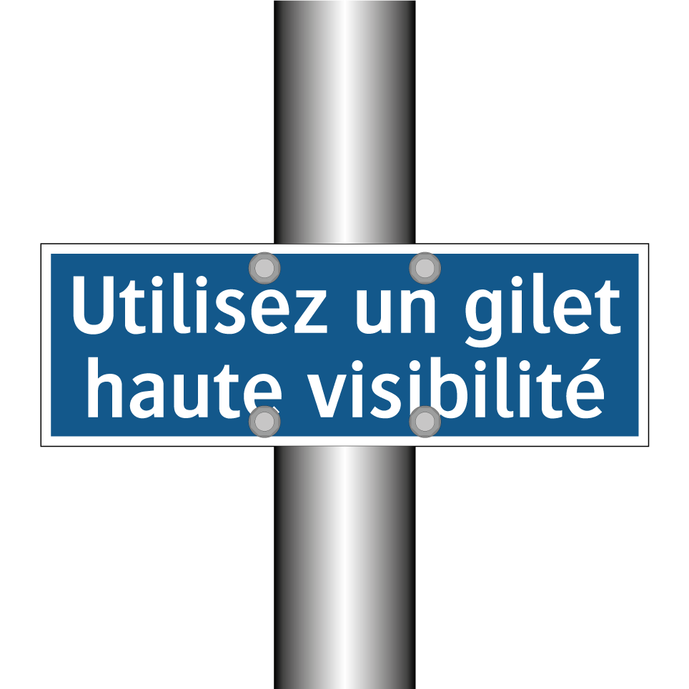 Utilisez un gilet haute visibilité