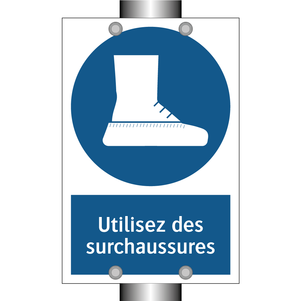 Utilisez des surchaussures
