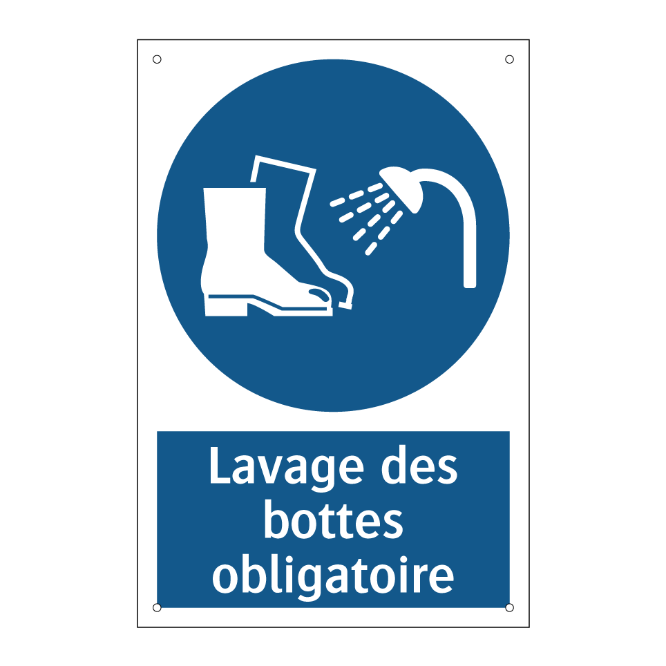 Lavage des bottes obligatoire