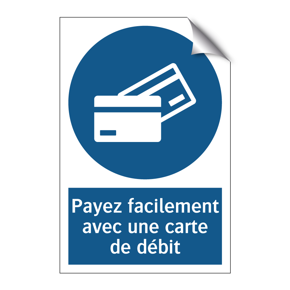 Payez facilement avec une carte de débit